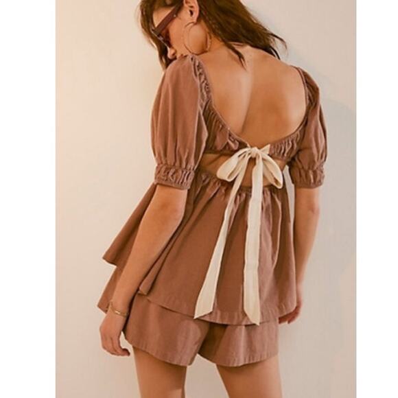 Free People Donnie Short Set L - Picture 7 of 8